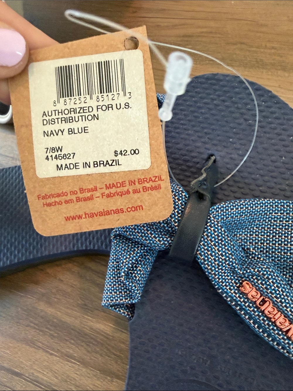 Havaianas - Women's You St.
Tropez Shine Flip Flop Sandal - Size 7/8 - Picture 8 of 8